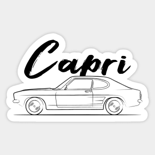 Classic Capri MK1 Racing Legend Sticker